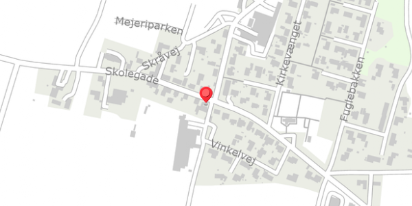 Trafikstøjkort på Skolegade 5, 7830 Vinderup