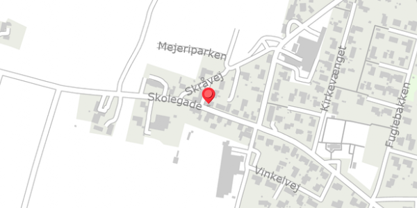 Trafikstøjkort på Skolegade 10, 7830 Vinderup