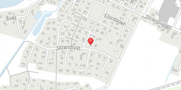 Trafikstøjkort på Strandlyst 22, 7830 Vinderup