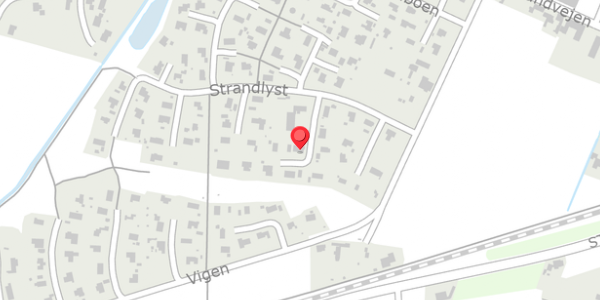 Trafikstøjkort på Strandlyst 33, . , 7830 Vinderup