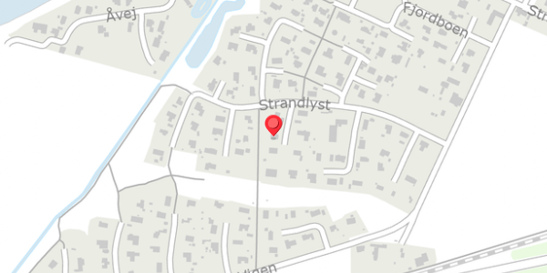 Trafikstøjkort på Strandlyst 55, . , 7830 Vinderup
