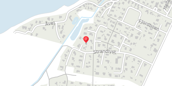 Trafikstøjkort på Strandlyst 82, 7830 Vinderup