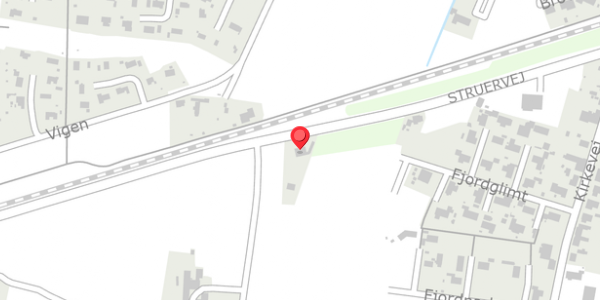Trafikstøjkort på Struervej 21, 7830 Vinderup