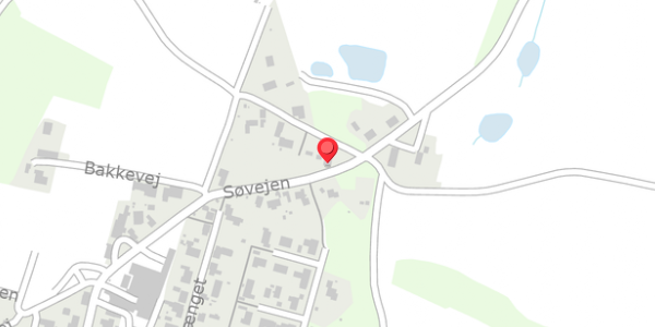 Trafikstøjkort på Søvejen 21, 7830 Vinderup
