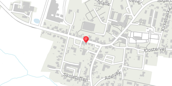 Trafikstøjkort på Vesterled 7, 7830 Vinderup