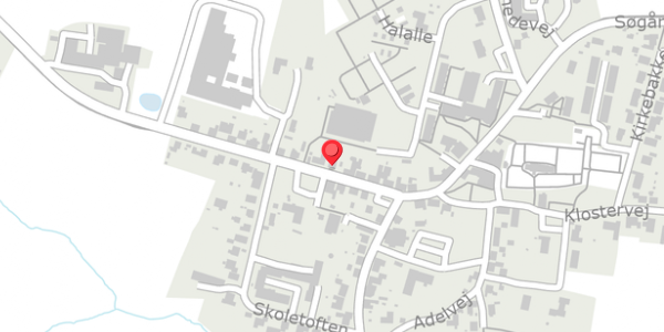 Trafikstøjkort på Vesterled 12, 7830 Vinderup
