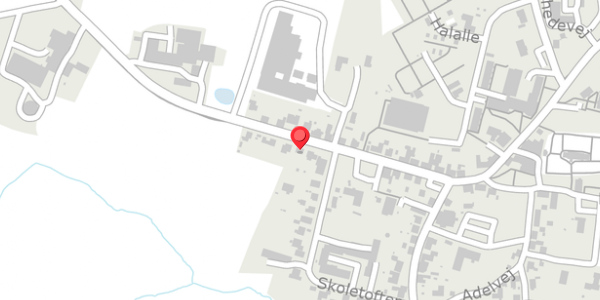 Trafikstøjkort på Vesterled 21, 7830 Vinderup