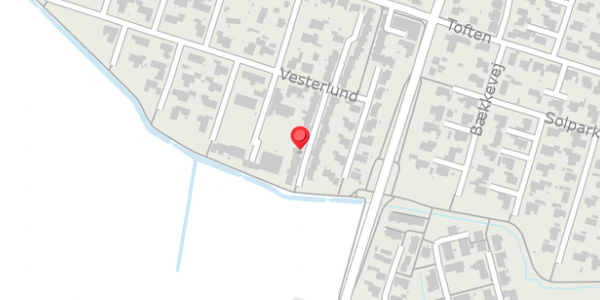 Trafikstøjkort på Vesterlund 96, 7830 Vinderup