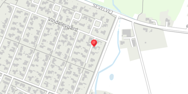 Trafikstøjkort på Vindelevgård 3, 7830 Vinderup