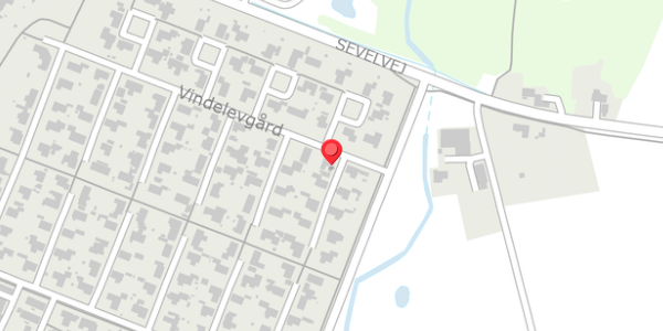Trafikstøjkort på Vindelevgård 11, 7830 Vinderup