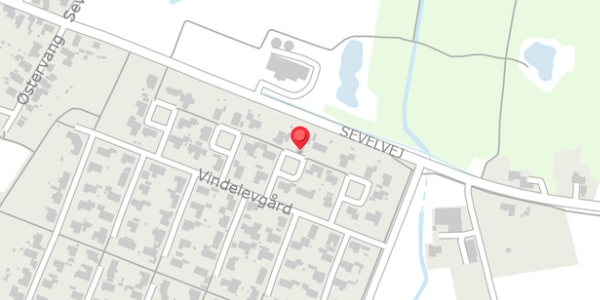 Trafikstøjkort på Vindelevgård 26, 7830 Vinderup