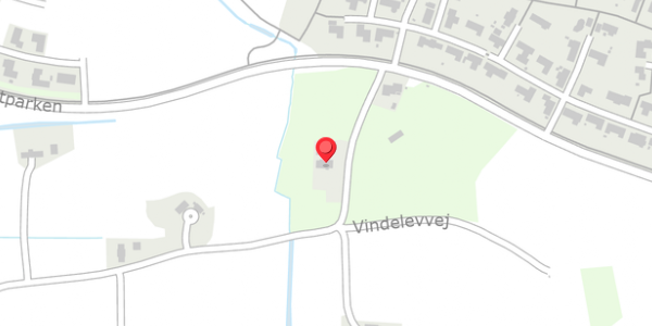 Trafikstøjkort på Vindelevvej 4, 7830 Vinderup