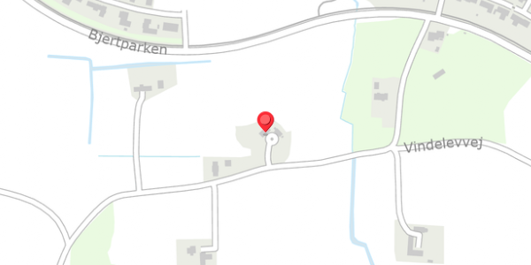 Trafikstøjkort på Vindelevvej 6, 7830 Vinderup