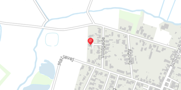 Trafikstøjkort på Voldgade 9, 7830 Vinderup