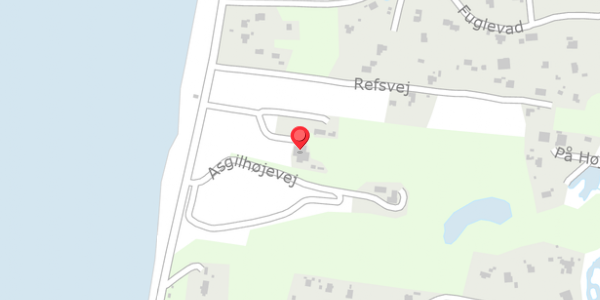 Trafikstøjkort på Asgilhøjevej 17, 8420 Knebel