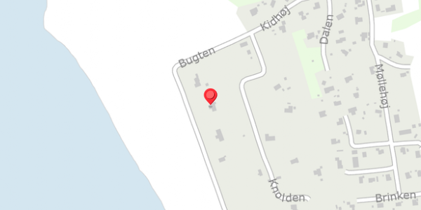Trafikstøjkort på Bugten 3, . , 8420 Knebel