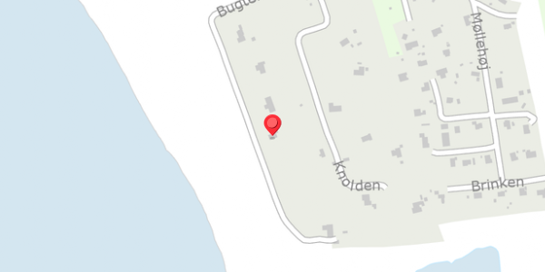 Trafikstøjkort på Bugten 7, . , 8420 Knebel