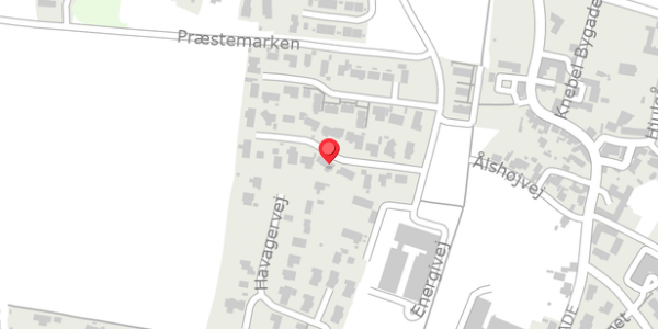 Trafikstøjkort på Energivej 110, 8420 Knebel