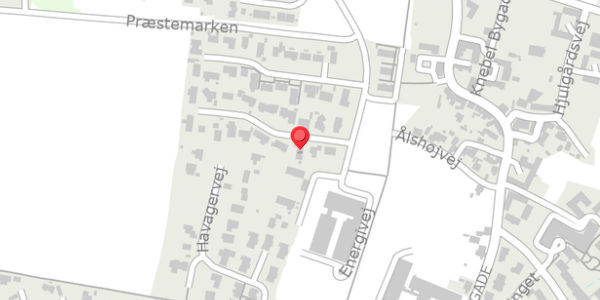 Trafikstøjkort på Energivej 114, 8420 Knebel