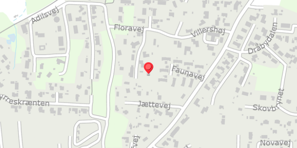 Trafikstøjkort på Floravej 21, . , 8400 Ebeltoft