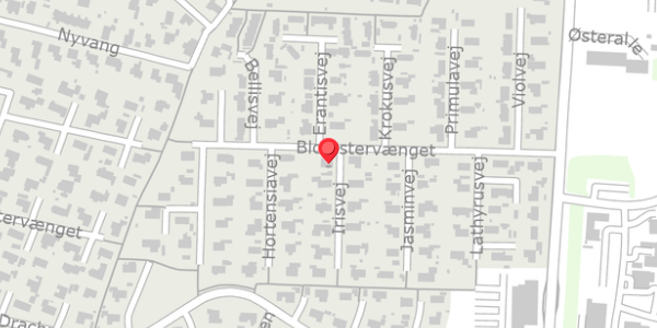 Trafikstøjkort på Irisvej 2, . , 8400 Ebeltoft