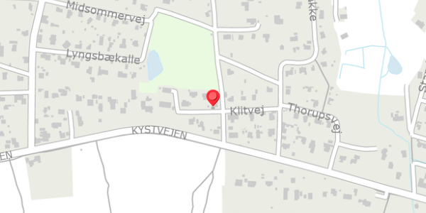 Trafikstøjkort på Klitvej 21, . , 8400 Ebeltoft