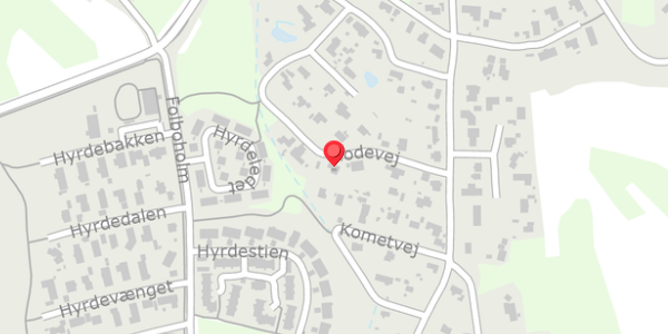 Trafikstøjkort på Klodevej 9, 8400 Ebeltoft