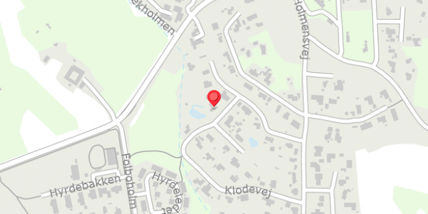Trafikstøjkort på Klodevej 21, 8400 Ebeltoft