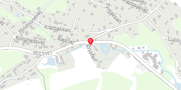 Trafikstøjkort på Krypten 1, . , 8400 Ebeltoft