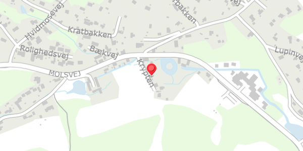Trafikstøjkort på Krypten 3, 8400 Ebeltoft