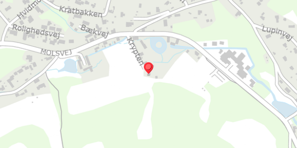 Trafikstøjkort på Krypten 7, . , 8400 Ebeltoft