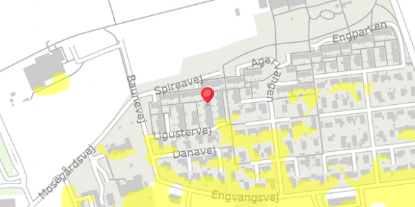 Trafikstøjkort på Ligustervej 21, 8464 Galten