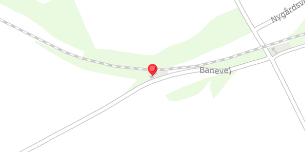 Trafikstøjkort på Banevej 2, 8570 Trustrup