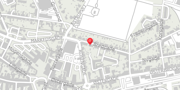 Trafikstøjkort på Bredgade 6, . , 8500 Grenaa