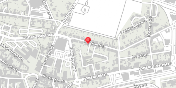 Trafikstøjkort på Bredgade 12, 8500 Grenaa