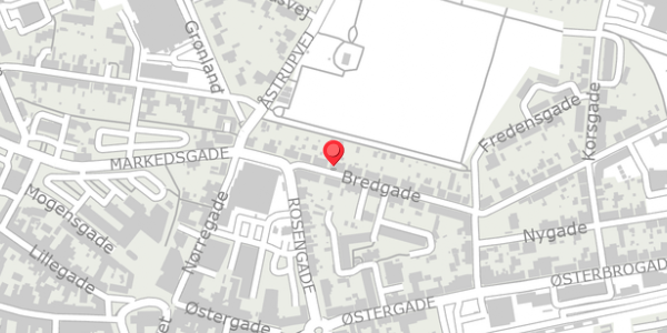 Trafikstøjkort på Bredgade 17, . , 8500 Grenaa