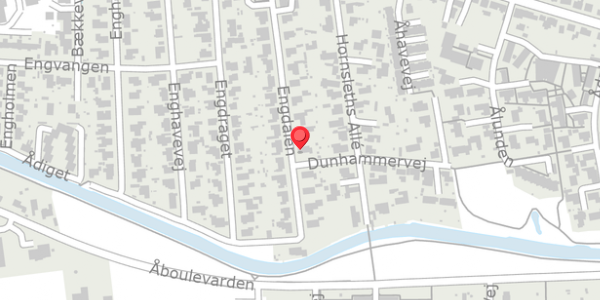 Trafikstøjkort på Engdalen 27, 8500 Grenaa