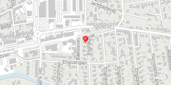 Trafikstøjkort på Enghegnet 4, 8500 Grenaa