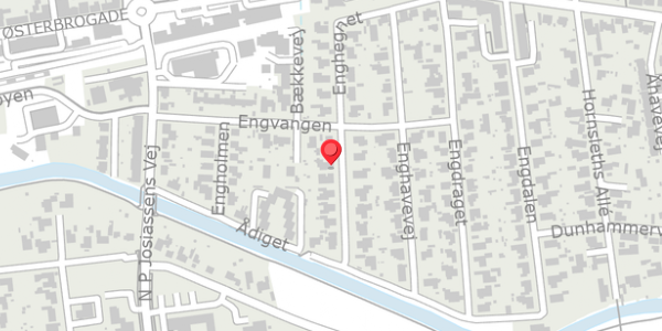 Trafikstøjkort på Enghegnet 16, . , 8500 Grenaa