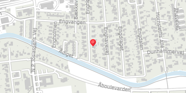 Trafikstøjkort på Enghegnet 19, . , 8500 Grenaa