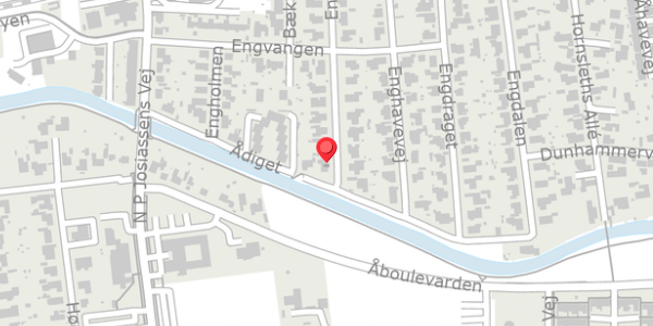 Trafikstøjkort på Enghegnet 26, . , 8500 Grenaa