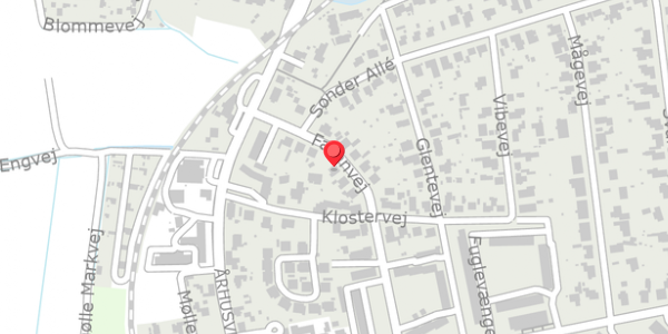 Trafikstøjkort på Fasanvej 8A, . , 8500 Grenaa