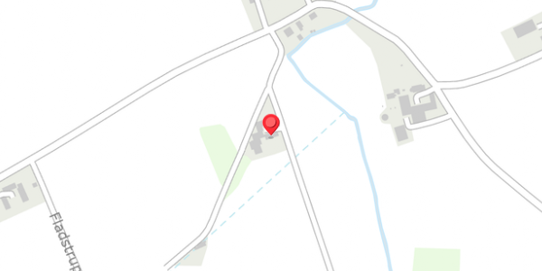 Trafikstøjkort på Fladstrupvej 21, 8570 Trustrup