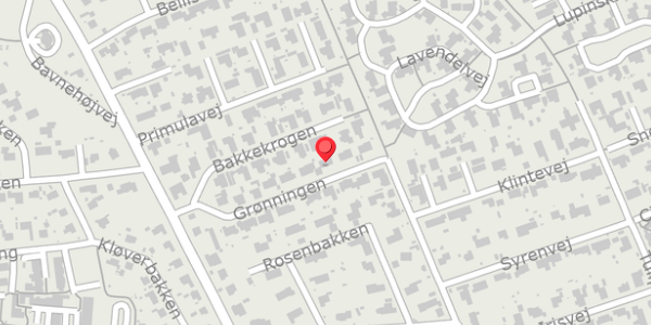Trafikstøjkort på Grønningen 13, 8500 Grenaa