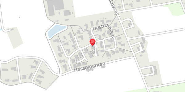 Trafikstøjkort på Hestehaven 22, 8500 Grenaa