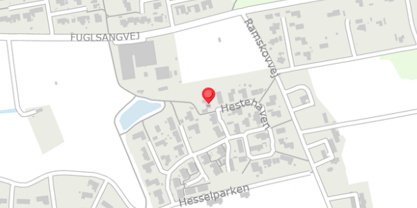 Trafikstøjkort på Hestehaven 35, 8500 Grenaa