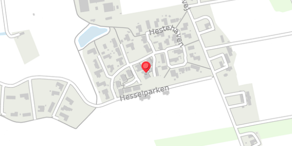 Trafikstøjkort på Hestehaven 36, 8500 Grenaa