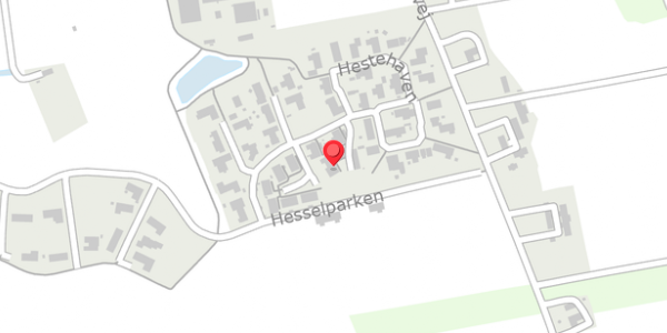 Trafikstøjkort på Hestehaven 38, 8500 Grenaa