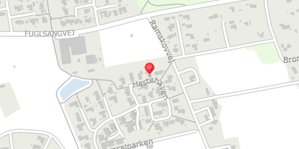 Trafikstøjkort på Hestehaven 49, 8500 Grenaa