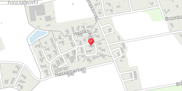 Trafikstøjkort på Hestehaven 60, 8500 Grenaa